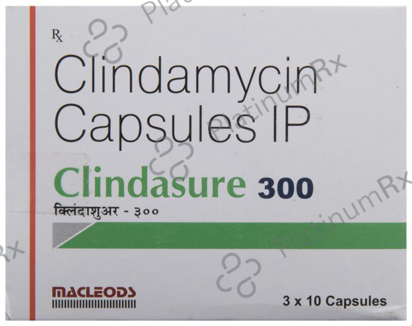 Clindasure 300mg Capsule 10s
