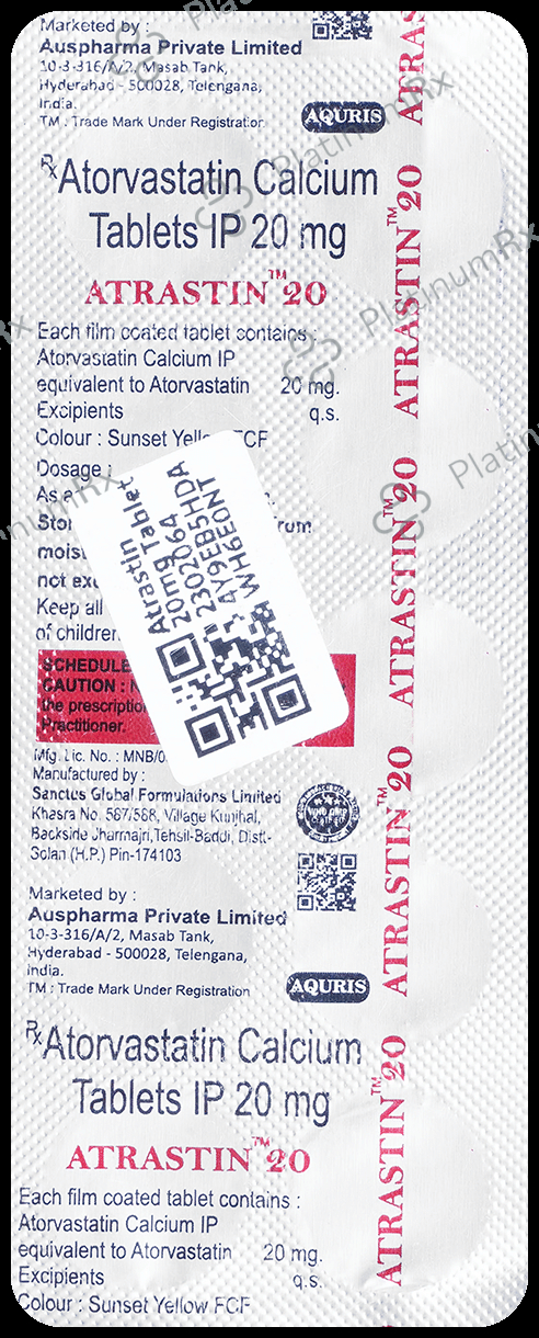 Atrastin 20mg Tablet