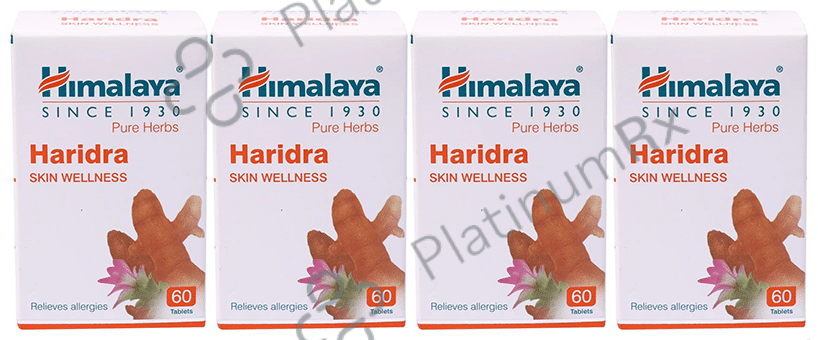 Himalaya Wellness Haridra for Skin Health Tablet (60 Each) 4 bottles
