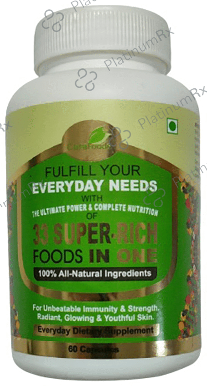 Cura 33 Super-Rich Foods In One Capsule