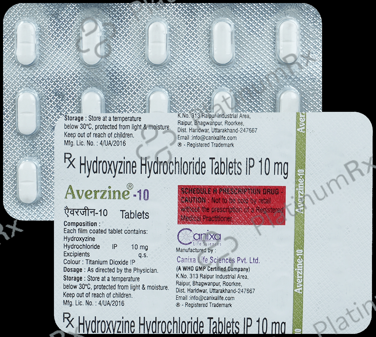 Averzine 10mg Tablet 15s