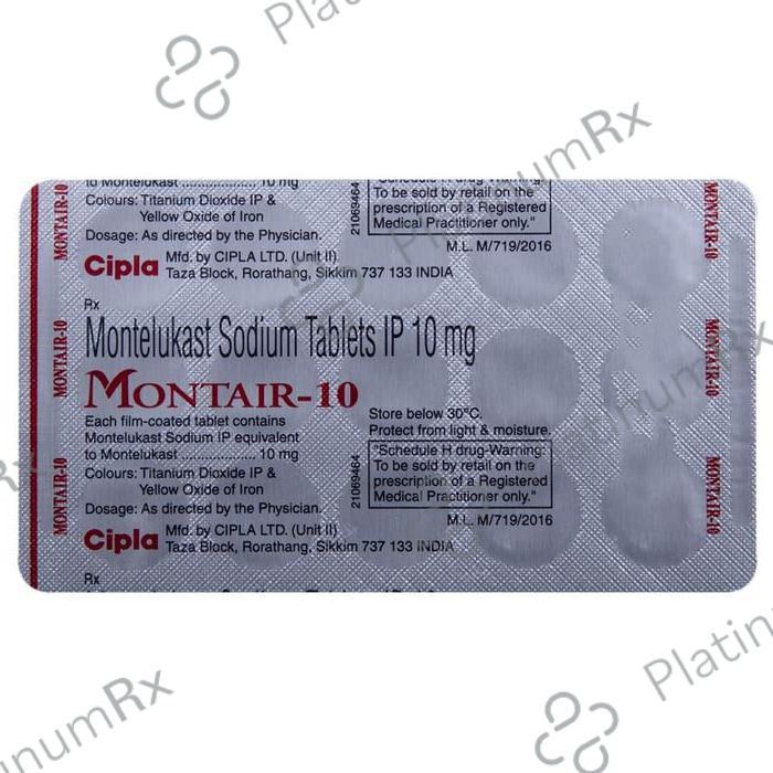 Montair 10mg Tablet 15s