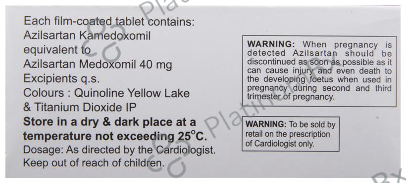 Zilarta 40mg Tablet 10s