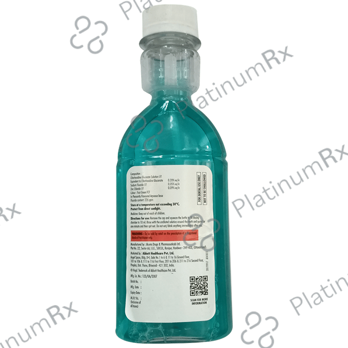 Orahex DG Oral Rinse Spearmint Sugar Free Mouth Wash 150ml