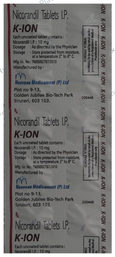 K Ion 10mg Tablet 10s