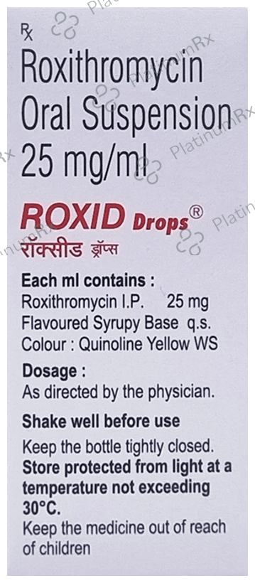 Roxid 25mg Drop 10ml