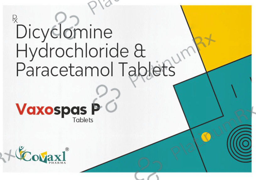 Vaxospas P 20mg/325mg Tablet