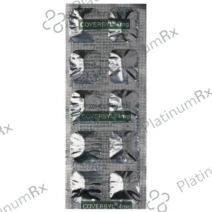 Coversyl 4mg Tablet 10s
