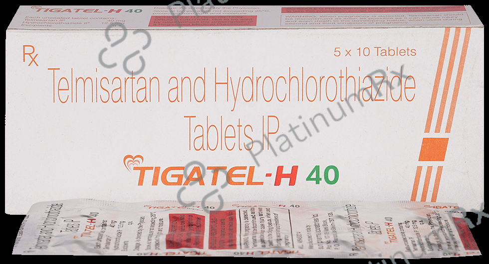 Tigatel H 40/12.5mg Tablet 10s