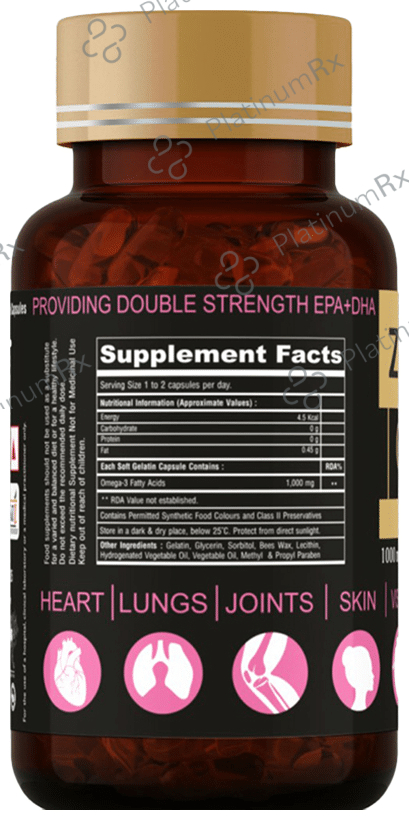 Zeelab Omega 3 Fish Oil Softgel Capsule