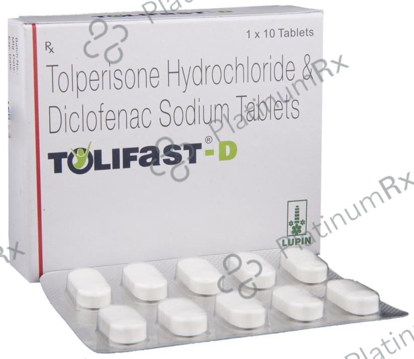 Tolifast D 50/150mg Tablet 10s