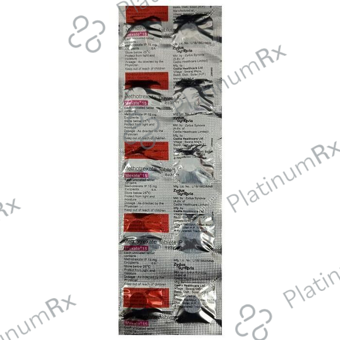 Mexate 15mg Tablet 10s