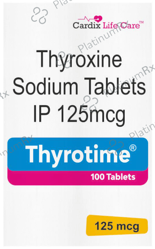 Thyrotime 125mcg Tablet