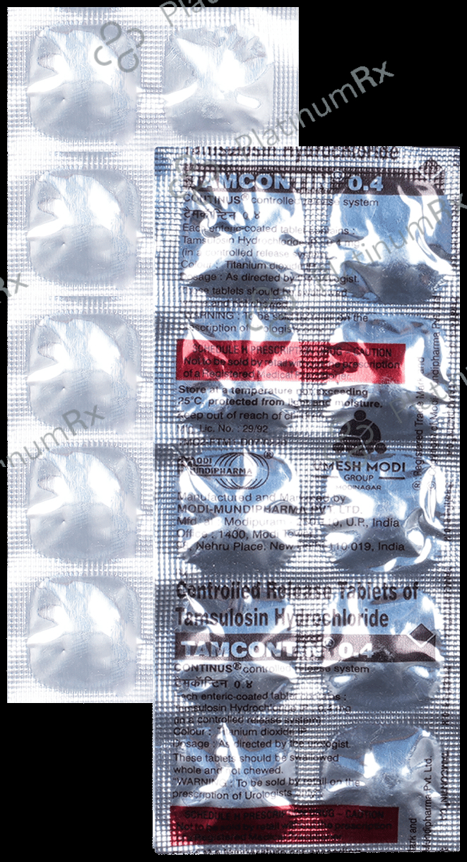 Tamcontin 0.4mg CR Tablet 10s