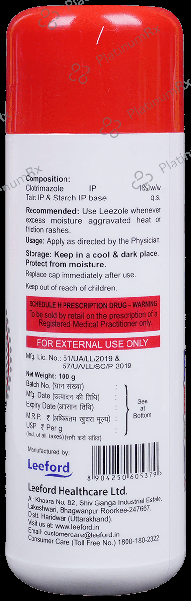 Leezole Dusting Powder