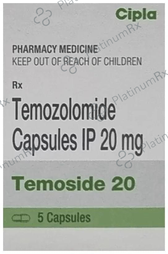 Temoside 20mg Capsule 5s