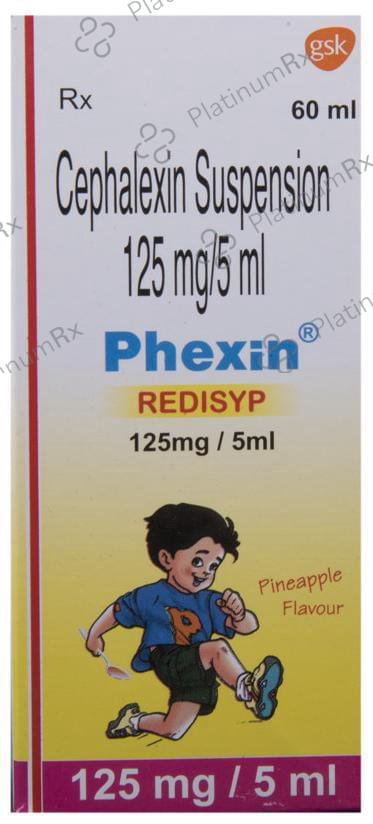 Phexin Redisyp Pineapple 125mg Suspension 60ml