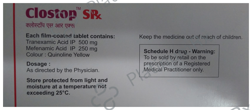 Clostop Srx 250/500mg Tablet 10s