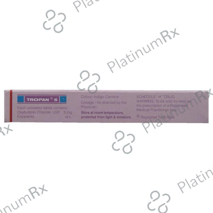 Tropan 5mg Tablet 10s