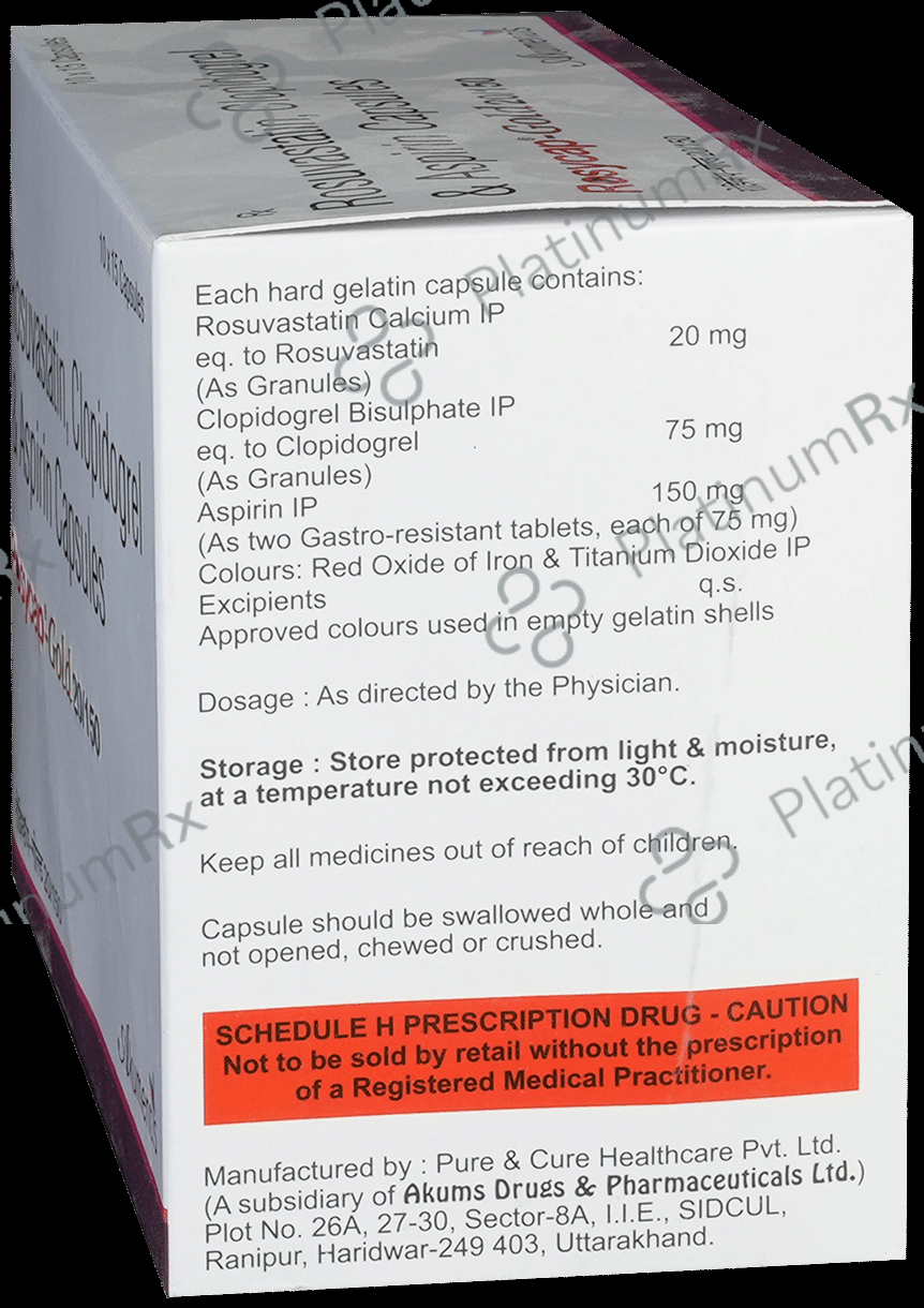 Rosycap Gold 20/150 Capsule 15s