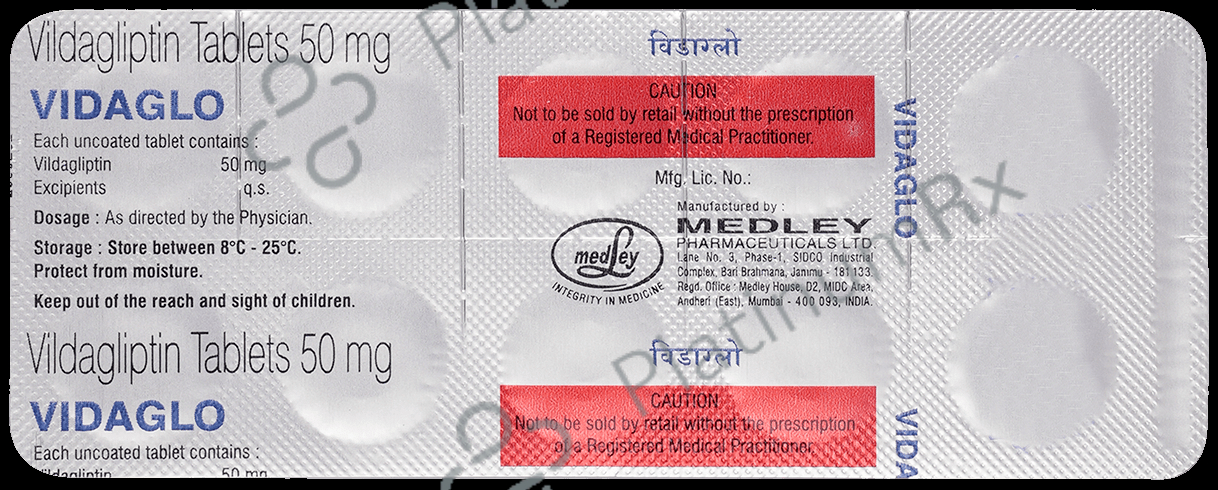 Vidaglo 50mg Tablet 10s
