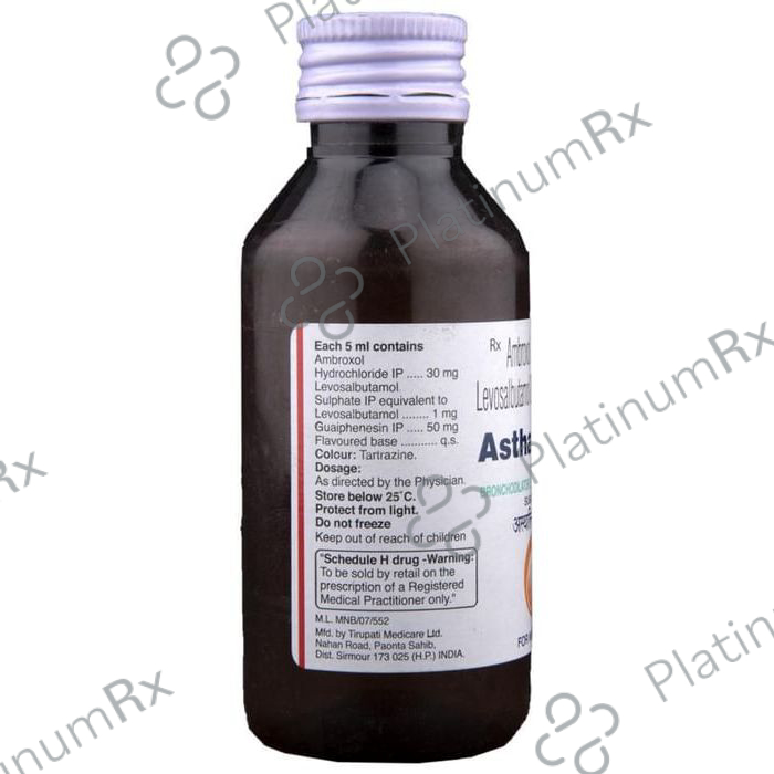 Asthalin AX Syrup 100ml