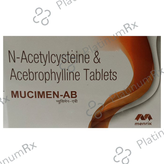 Mucimen AB 50mg/600mg Tablet