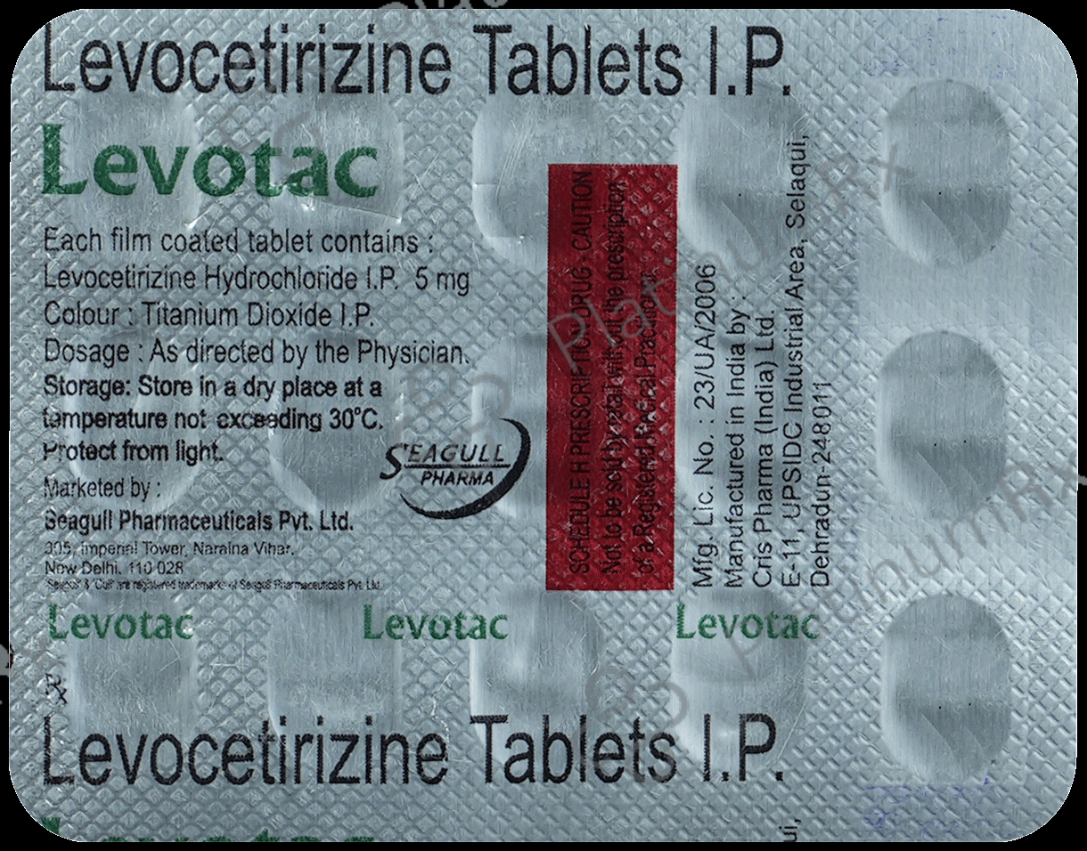 Levotac 5mg Tablet 15 Tablet
