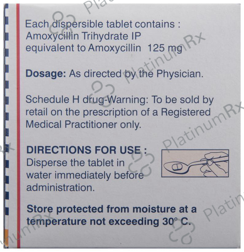 Mox Kid 125mg Tablet DT 15s