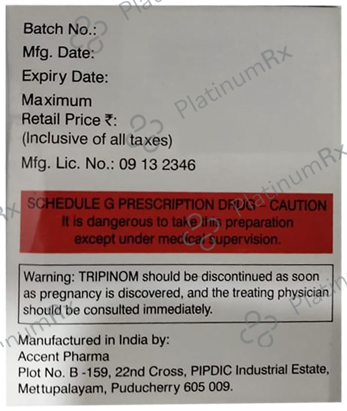 Tripin OM 5/12.5/20mg Tablet 15s