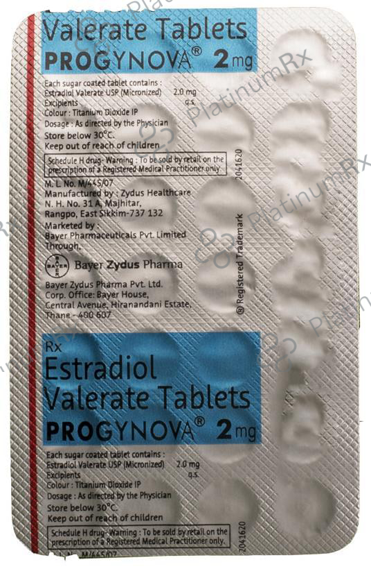 Progynova 2mg Tablet 28s