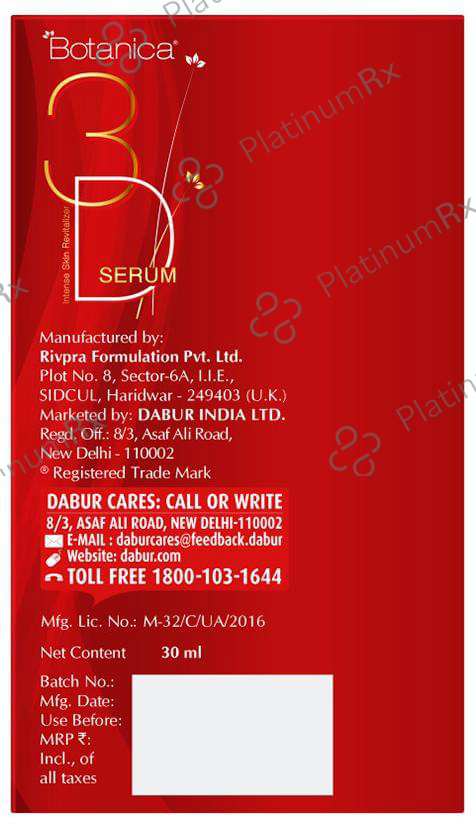 Botanica 3D Serum 30ml