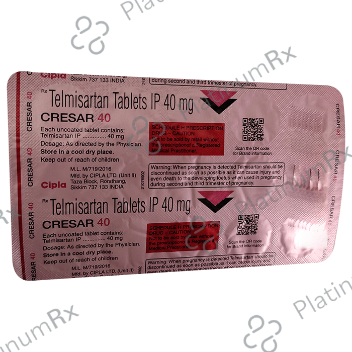 Cresar 40mg Tablet 15s