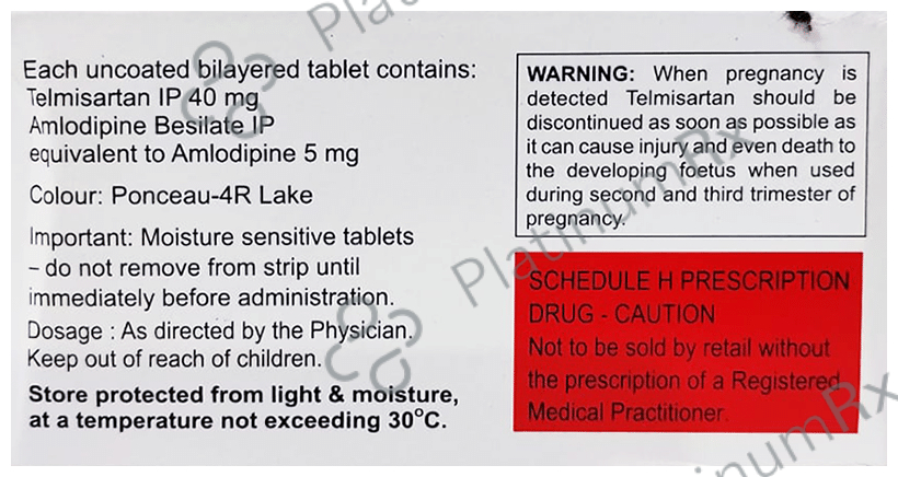 Amlong TL 40 5/40mg Tablet 15s