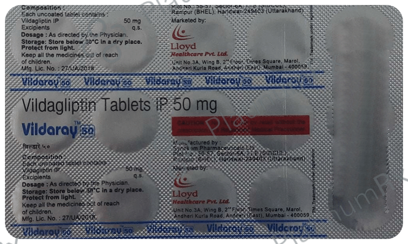 Vildaray 50mg Tablet 15s