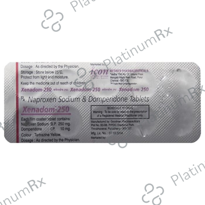 Xenadom 10/250mg Tablet 10s