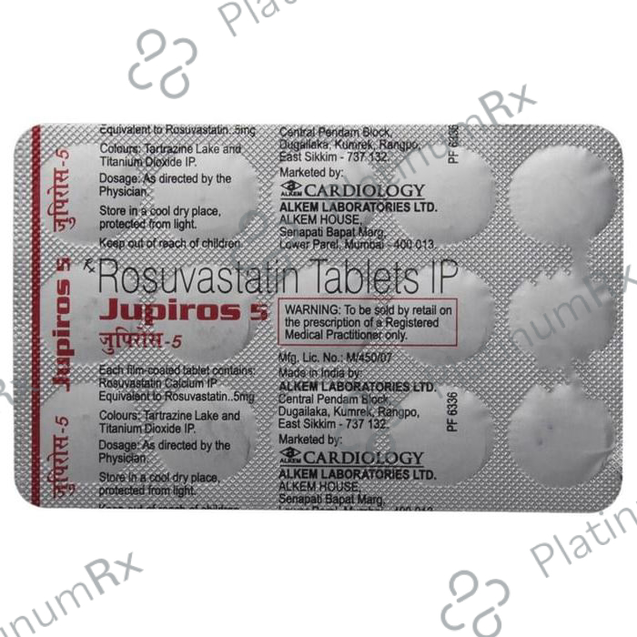 Jupiros 5mg Tablet 15s