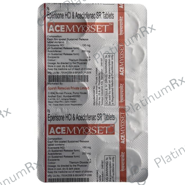 Acemyoset Tablet SR