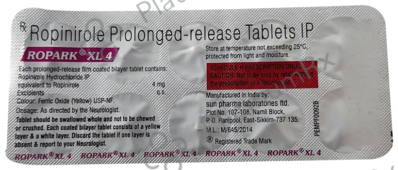 Ropark XL 4mg Tablet 10s