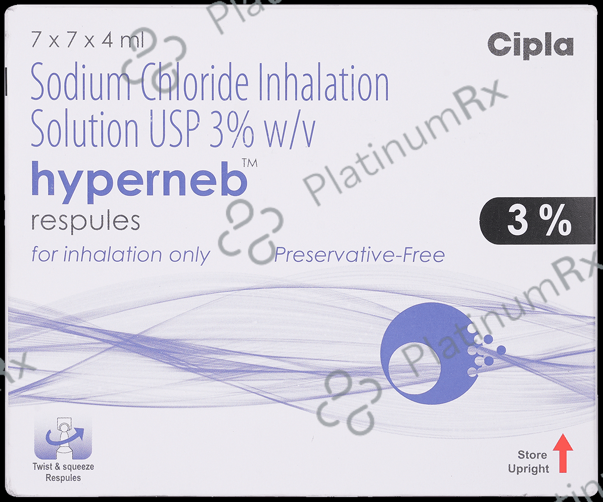Hyperneb 3% Respules (4ml Each) 7 Respules