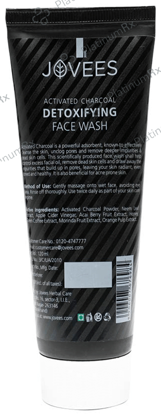 Jovees Activated Charcoal Detoxifying Face Wash