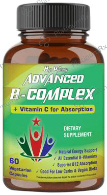 Walpar High Potency Advanced B-Complex+Vitamin C Vegetarian Capsule