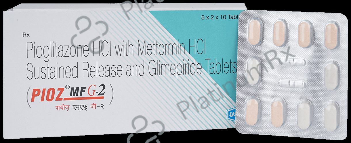Pioz MF G2 2/500/15mg Tablet SR 10s