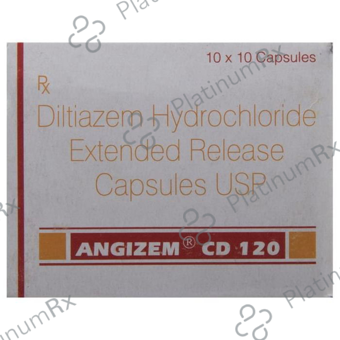 Angizem CD 120mg Capsule 10s