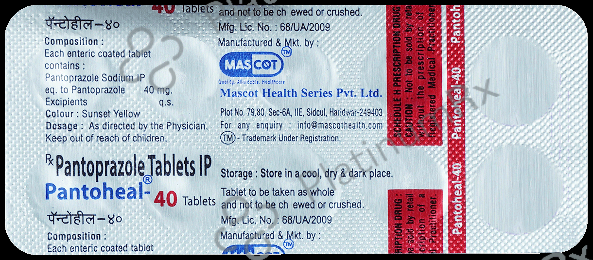 Pantoheal 40mg Tablet