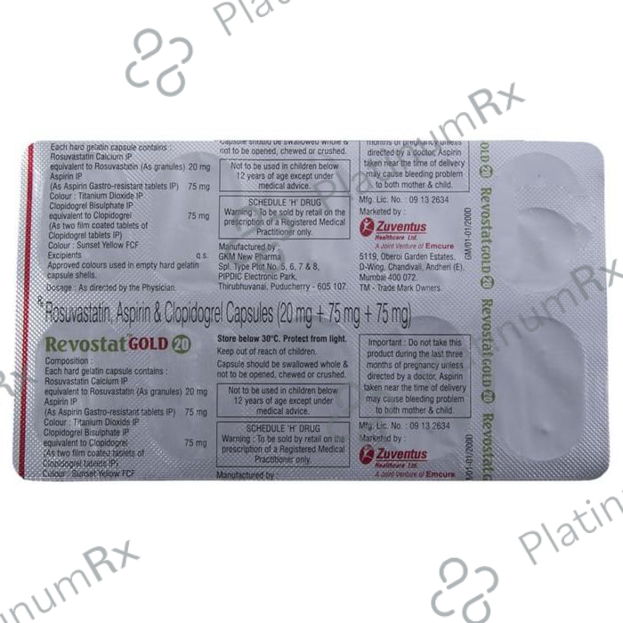 Revostat Gold 20 Capsule