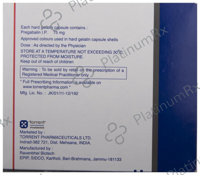 Pregalin 75 Capsule