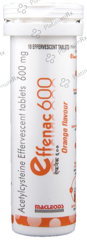 Effenac 600 Effervescent Tablet Orange