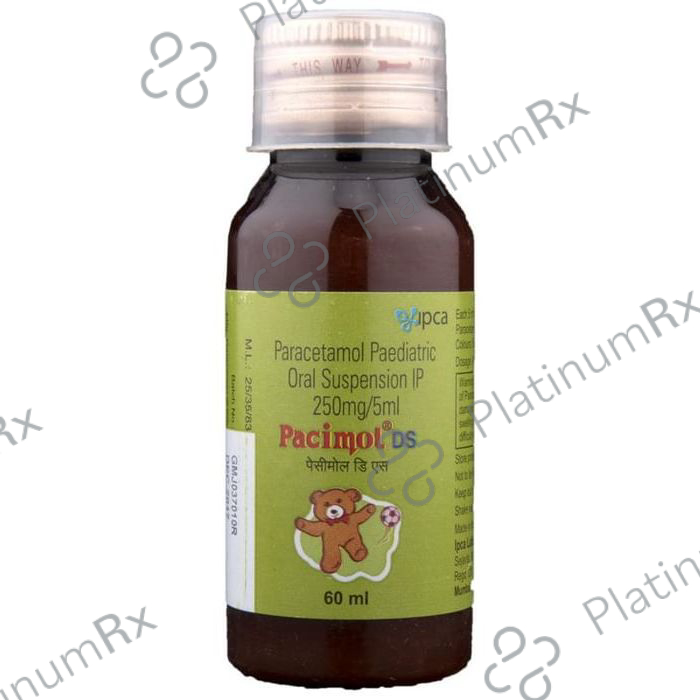 Pacimol DS 250mg Oral Suspension 60ml