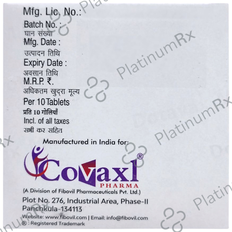 Dotavax M 80mg/250mg Tablet